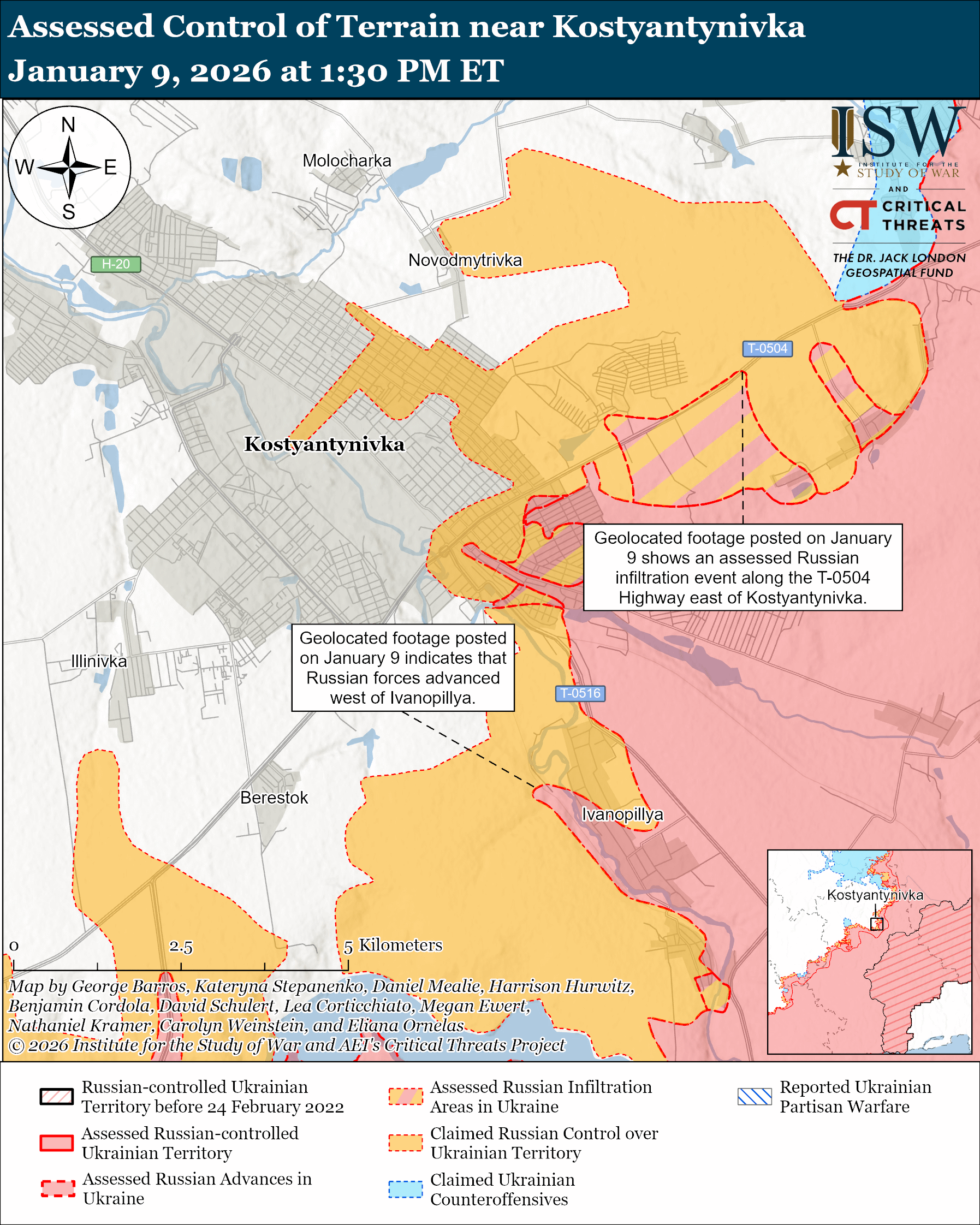 Russia Strikes Critical Ukrainian Military Infrastructure in January 9 Offensive