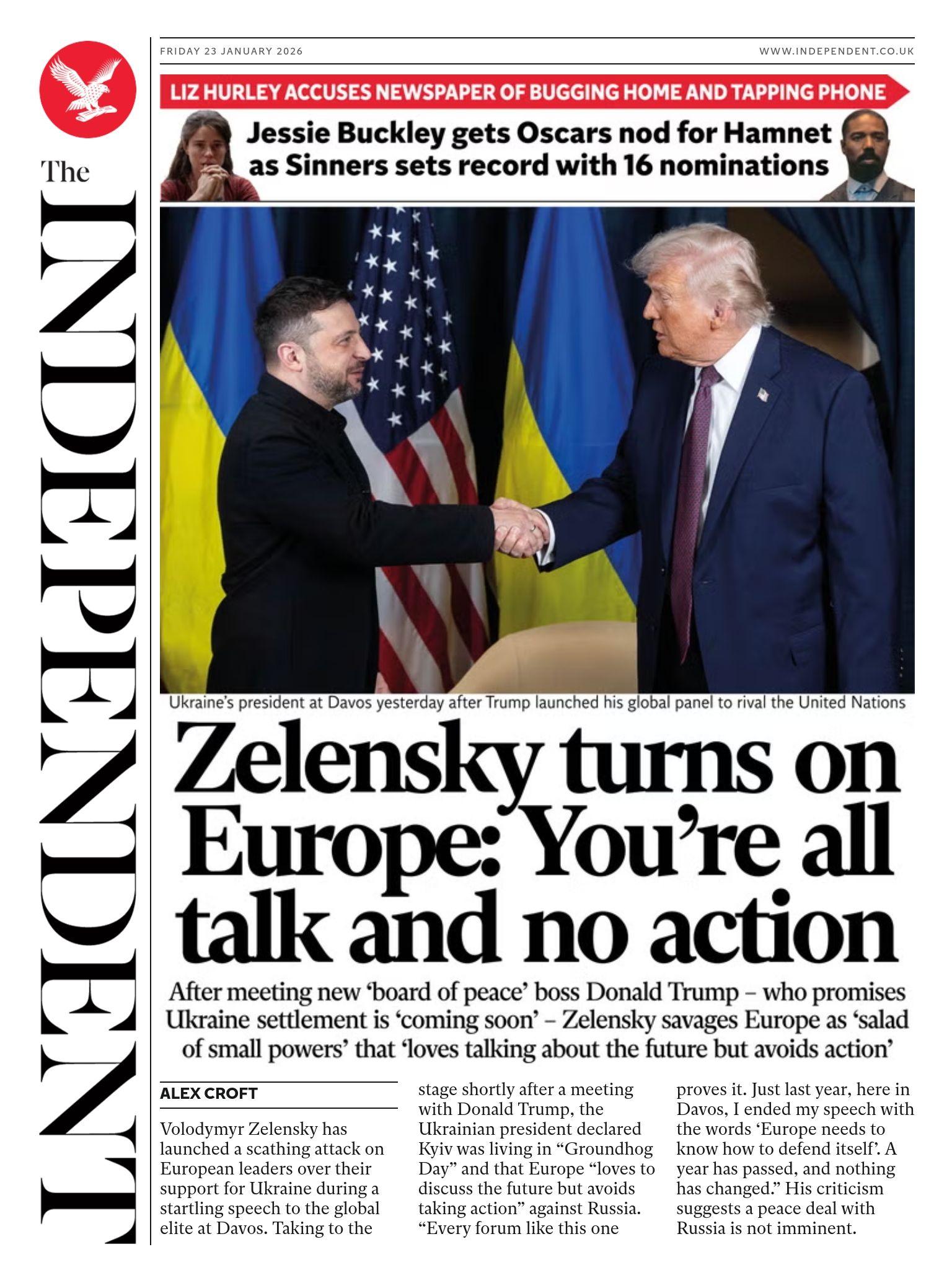 Zelensky’s Davos Gambit Fails as Trump Provides Nothing